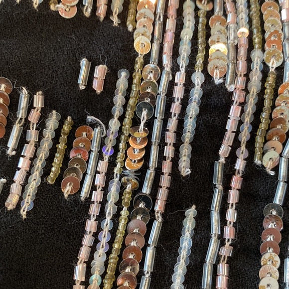 Free People Embellished Crisscross Back Top Size Small - Picture 10 of 13